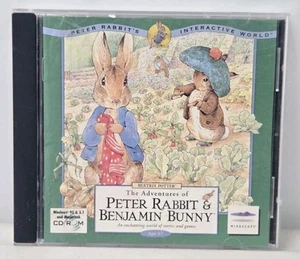 The Adventures of Peter Rabbit And Benjamin Bunny Windows 3.1 / 95 PC CD-ROM, EX - Picture 1 of 4