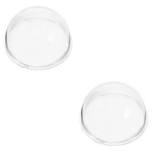 2 Pieces Dome Camera Cover Shield Universal Security Outdoor Air Conditioner - Picture 1 of 12