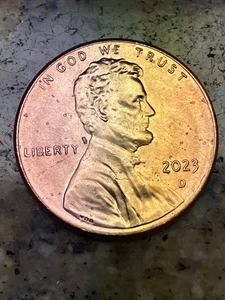 2023 D Uncirculated Lincoln Shield Cent DDO DDR Doubled Ear Lobe - Picture 1 of 20