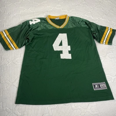Camiseta deportiva de colección Green Bay Packers Brett Favre Starter 52 XL 90s Foto 1 de 4
