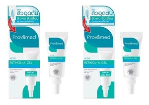 2 x Provamed Acne Retinol-A Gel Anti-bacterial Reduce Comedone Tighten Pores 10g - Picture 1 of 11