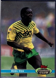 TOPPS 1992 STADIUM CLUB-#112-NORWICHCITY-RUEL FOX - Imagen 1 de 1