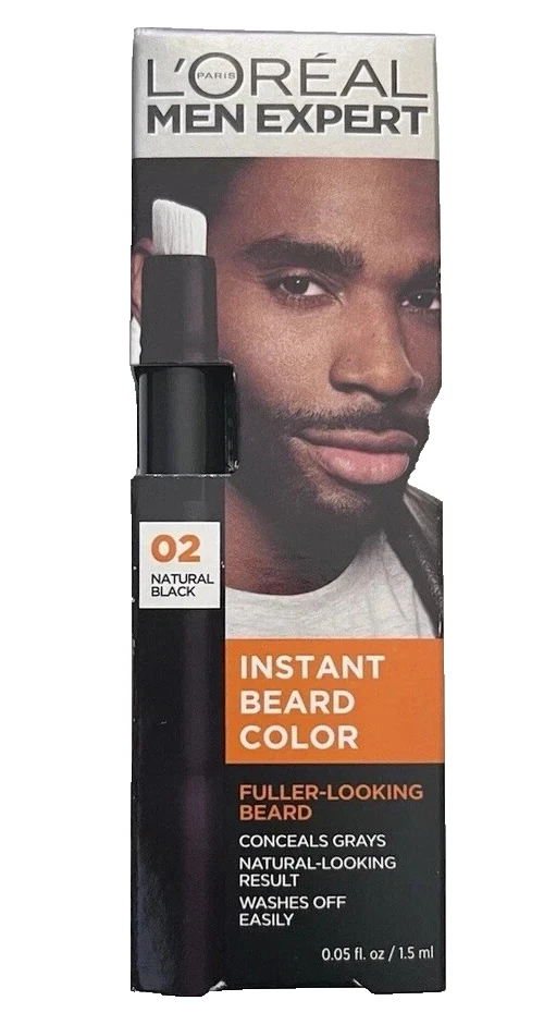 Barba instantánea L'Oreal Men Expert color #02 negro natural Foto 1 de 1