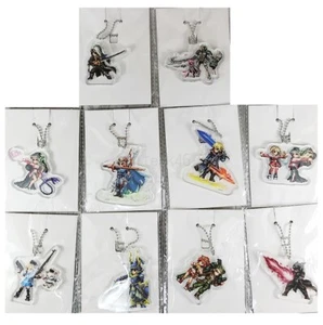 Square Final Fantasy Brave Exvius Acrylic Mascot Keychain Set of 10 lot Taito - Picture 1 of 6