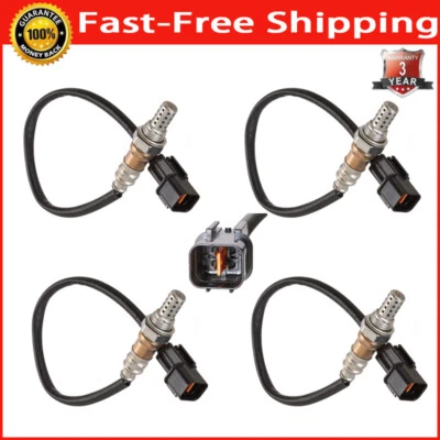 4pcs Oxygen O2 Sensor Up+Downstream for Hyundai Equus Genesis Kia Borrego K900 - Image 1 of 4