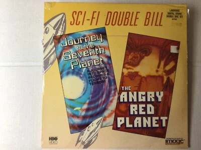 JOURNEY TO THE SEVENTH PLANET / THE ANGRY RED PLANET - LASERDISC Brand New! - Image 1 of 2