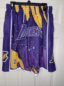 Just Don Los Angeles Lakers Trikot Shorts Sommer Herren 2XL lila gold Kobe Shaq - Bild 1 von 8