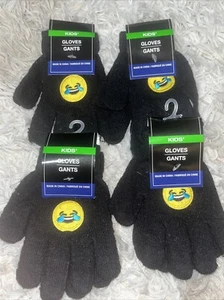 4 Pairs Of Kids Gloves New With Tags Laughing Emoji - Picture 1 of 1