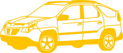 Calcomanía de vinilo Pontiac Aztek vista lateral 2001-2005 pegatina a elección de color Foto 1 de 4