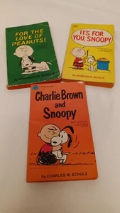 Lot of Charlie Brown & Snoopy Books by Charles Schulz 1967, 1970, 1971 (3 total) - Picture 1 of 24
