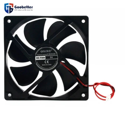 12025 5V/USB/12V/24V 12cm Cooling Fan for PC Case, Aquarium, and Electronics - Image 1 of 4