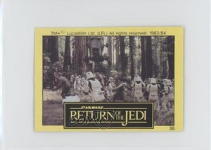 1983 Monty Fabrieken Return of the Jedi Battle on Endor #38 0a4f