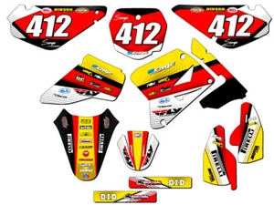 2005-2023 RM 85 RICOCHET Yellow Senge Graphics Kit Compatible with Suzuki - Picture 1 of 10