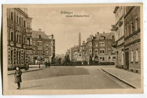 Postal Erlangen, emperador Wilhelm Platz 1917 - Imagen 1 de 2