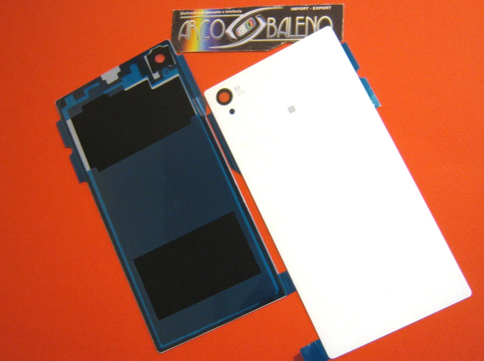 COVER POSTERIORE per SONY XPERIA Z1 VETRO BATTERIA C6903 L39H BIANCO VETRO - Immagine 1 di 1