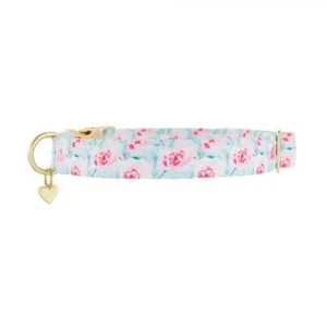 Top Paw Pink Rose Comfort Neoprene Dog Collar X-Large Adjustable Floral - Picture 1 of 5