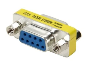 StarTech.com GC9SF Slimline DB9 Serial Gender Changer - F/F - Picture 1 of 1