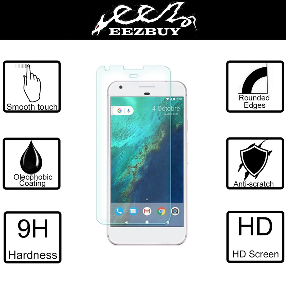 Real Tempered Glass Screen Protector for Google Pixel Google Pixel XL  - Image 1 of 4