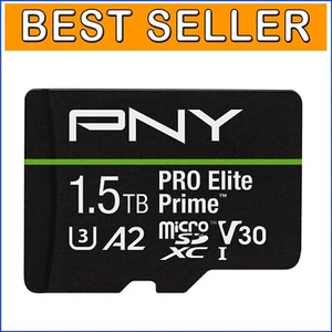Ultra-Fast 1.5TB MicroSDXC Card for 4K UHD - Perfect for Drones & Action Cameras - Picture 1 of 10