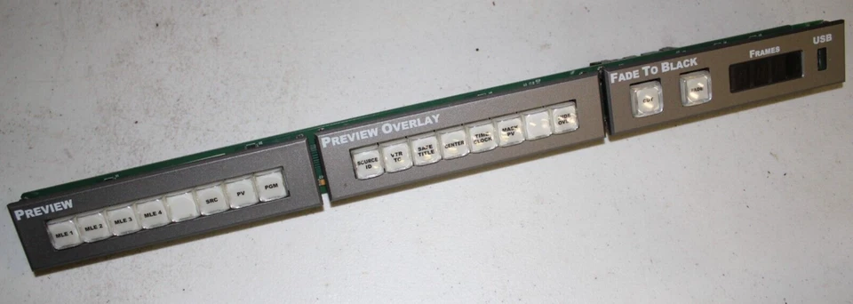 ROSS VISION EFFECTS PREVIEW BUS FADE BLACK PANEL MODULE CONTROLLER 4800AR-132 - Image 1 of 3
