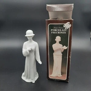 Vintage Decor Victorian Lady Figurine Porcelain Made In Korea W/ Box - Picture 1 of 10