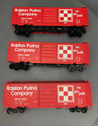 3X Lot O Scale Weaver 40’ Ralston Purina Boxcars 2-Rail O1511 LZ