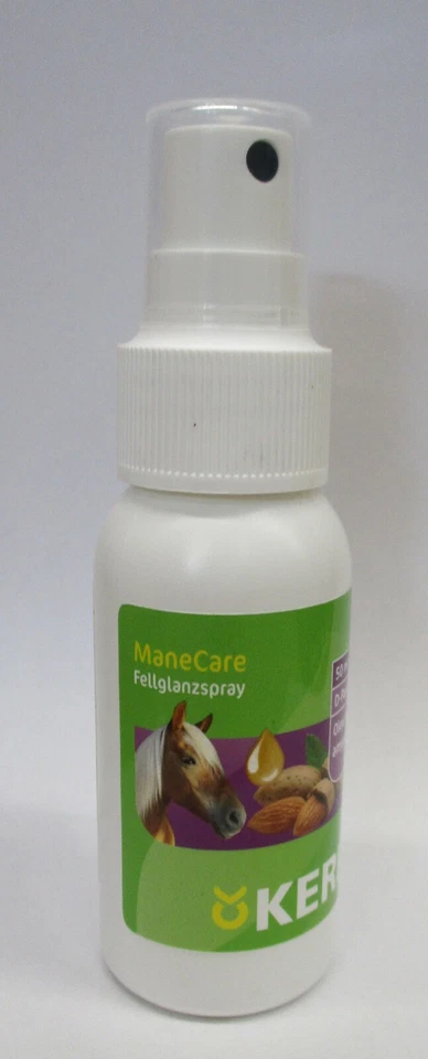 KERBL Spray criniera ManeCare 50 ml spray lucido pelo per cavalli con olio di mandorle cura del pelo D7