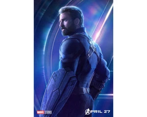 Marvel Art Print Poster Wall Decor "Avengers Infinity War" Film Captain America - Picture 1 of 3