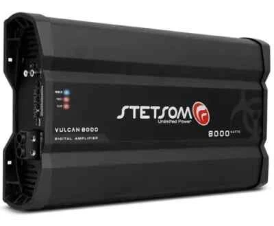 Stetsom Vulcan 8000 - 2Ohm Amplifier 8K Watts Mono Bass Amp - Envio via fedex!. - Image 1 of 4