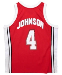 Larry Johnson UNLV Rebels Red 1989 Throwback Swingman Jersey - Picture 1 of 2