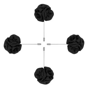 4 Pcs Groom Boutonnieres Rose Boutonnieres Pins for Men Wedding Ceremony Anni... - Picture 1 of 7