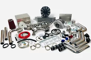 S475 FOR FORD Mustang Single T6 Turbo Kit 96-04 2 VALVE 1200HP 4.6L 2v GT SN95 - Picture 1 of 7