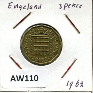 THREEPENCE 1962 UK GREAT BRITAIN Coin #AW110C - Picture 1 of 3