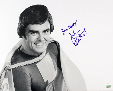 1974-1975 Jackson Bostwick Shazam Signed LE 16x20 B&W Photo (JSA) Cover