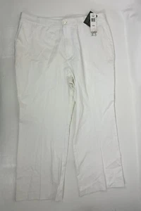 Lauren Ralph Lauren Women's 22W Pants White Tie Back Vintage NWT - Picture 1 of 6
