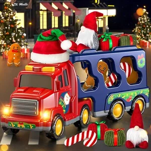 Truck Toys Sets for 3-6 Years Old Boys - Friction Powered Cars for Kids 3-5 - Picture 1 of 9