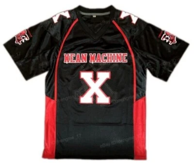 Camiseta de fútbol cosida Bill Battle X Mean Machine The Longest Yard Movie para hombre Foto 1 de 2