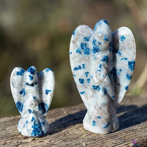 LAZULITE Crystal Angel - Healing Guardian Angel Figurines, Home Decor, E1761 - Picture 1 of 10
