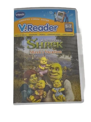 Vtech V.Reader Shrek's Vacation: Dreamworks Shrek E-Reading System Game - Image 1 of 4