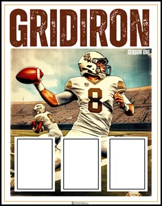2023 EXHIBIT Trading Card Displays Season One Football - Gridiron - Picture 1 of 16