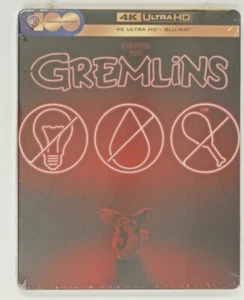 Blu Ray 4k Gremlins Steelbook Edizione Limitata 1984 Steven Spielberg - Foto 1 di 2