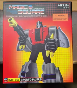 Transform Magic Square MS-B58 MSB58 Brontosaurus G1 Lodo TOON Leyenda - Imagen 1 de 1