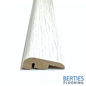 Solid MDF Laminate Threshold Strip Door Bar Miami White Oak Colour 3 Profiles - Picture 1 of 9