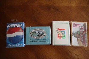 Lot of 4x New Collectible Decks Playing Cards PEPSI HUGGIES STATE FARM Sealed - Picture 1 of 14