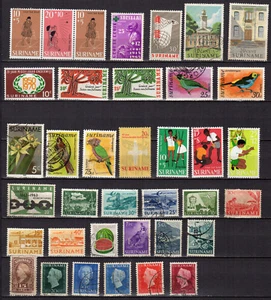 Suriname un lot de 35 timbres /TE5284 - Picture 1 of 1