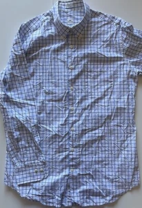Peter Millar Langarmhemd mit Knöpfen - weiß/blau/blau - Large - Bild 1 von 6