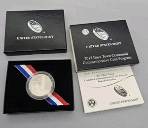 2017 Boys Town Centennial Commerative Coin Uncirculated Clad Half-Dollar - Picture 1 of 5