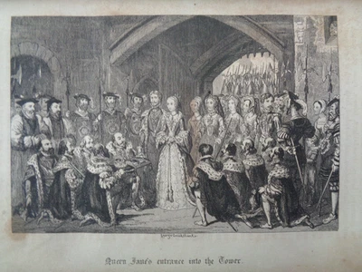 1840 THE TOWER OF LONDON by W H AINSWORTH ILLUSTRATED BY GEORGE CRUIKSHANK  ^ - Image 1 of 4