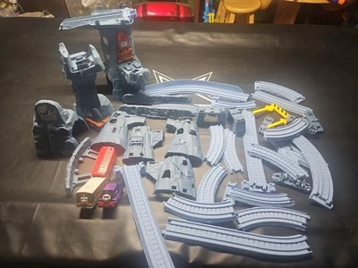 Vtg Thomas & Friends Track Master Risky Rails Set Bridge Drop Bust Through Mine - Image 1 of 4