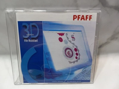 PFAFF Creative 3D File Assistant CD 3D Sistema de Bordado Software Creativo Foto 1 de 4